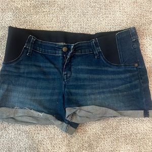 Isabel maternity midi shorts